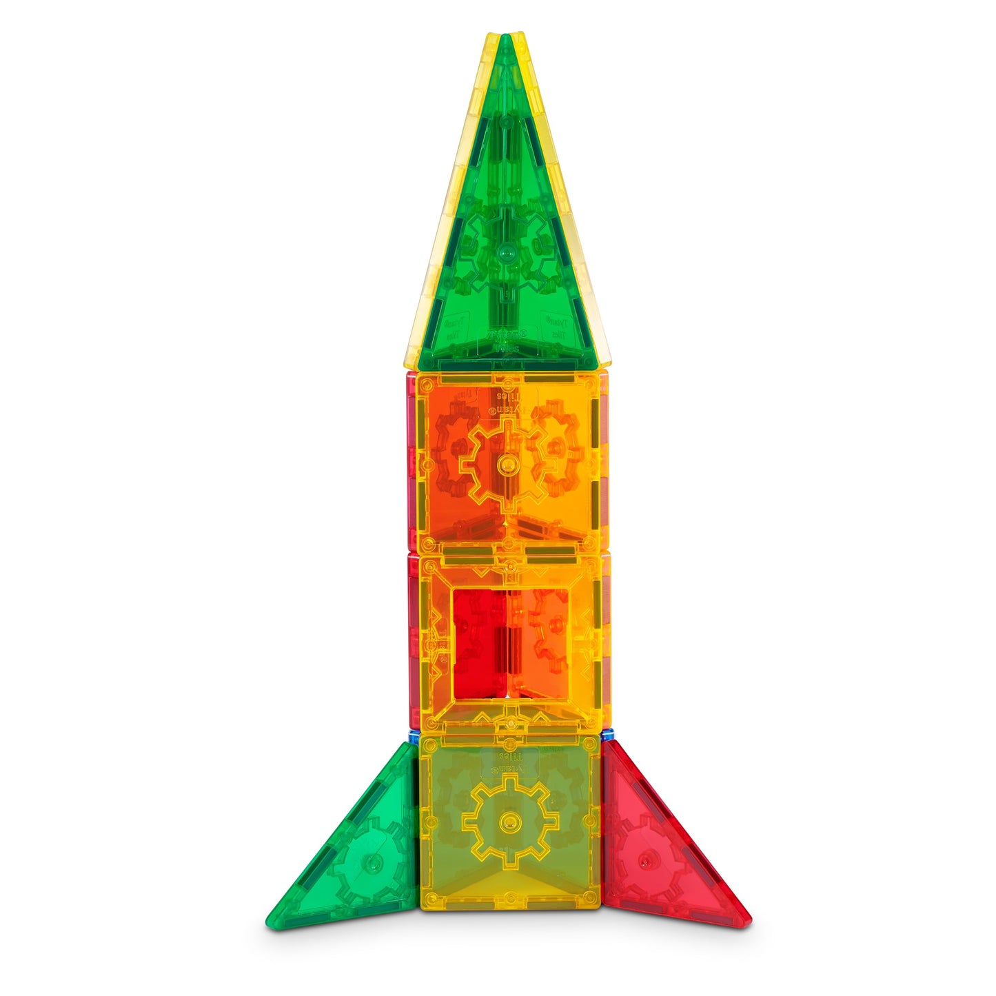 Tytan Magnetic Tiles 25-Piece Building Set by ZURU - Colourful STEM Construction Toy with Strong Snap-Fit Tiles for 2D and 3D Play, Includes Carry