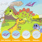 Water Painting Books for Toddlers, 4 Pack Reusable Magic Water Coloring Book with Water Pen Fairy Tale for Ages 3+, Water Doodle Book Travel Toys