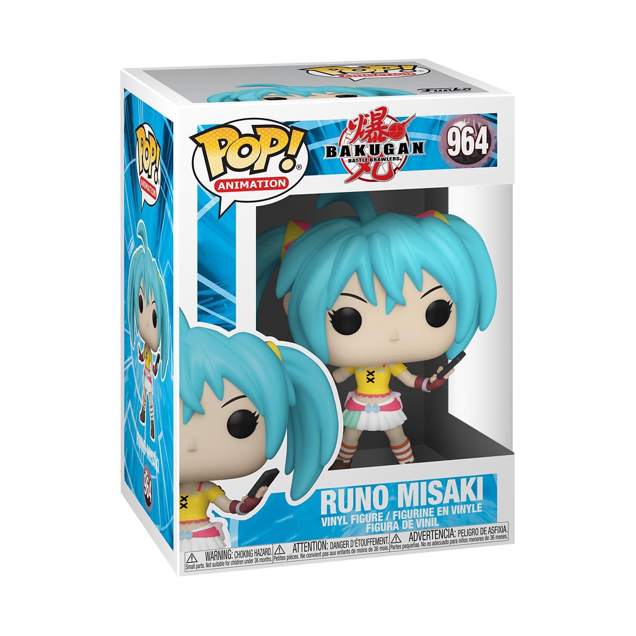 Funko POP Animation: Bakugan - Runo,Multicolor,3.75 inches