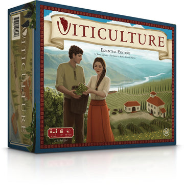 Stonemaier Games: Viticulture Essential Edition (Base Game) by Jamey Stegmaier | Create the Most Prosperous Tuscan Vineyard | Strategy Board Game
