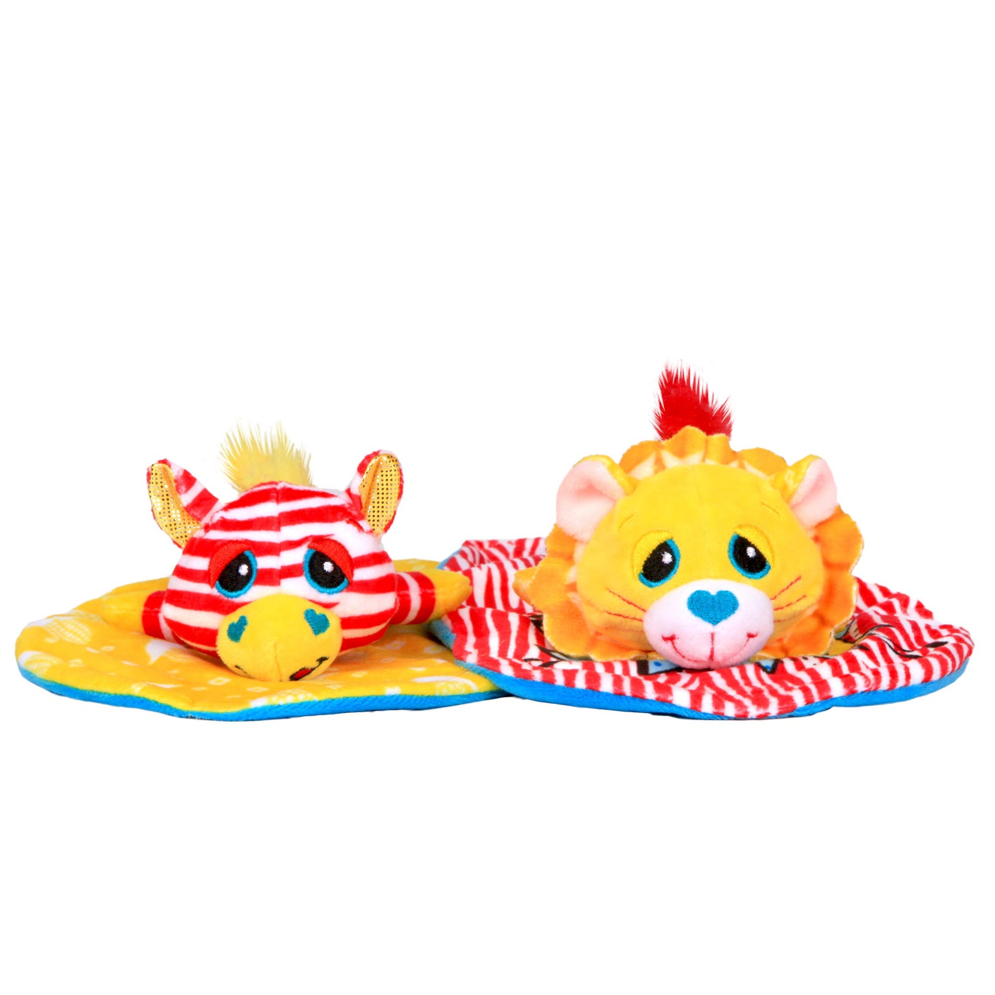 Basic Fun Cutetitos 39269 Budditos Food Pairings Series, Buttered Popcorn Edition, Two 5 Inch Cuddly Toys, Best Friend Teddy, Soft Toys for Girls