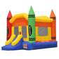 Inflatable HQ Commercial Grade Crayon Bounce House 100% PVC with Blower