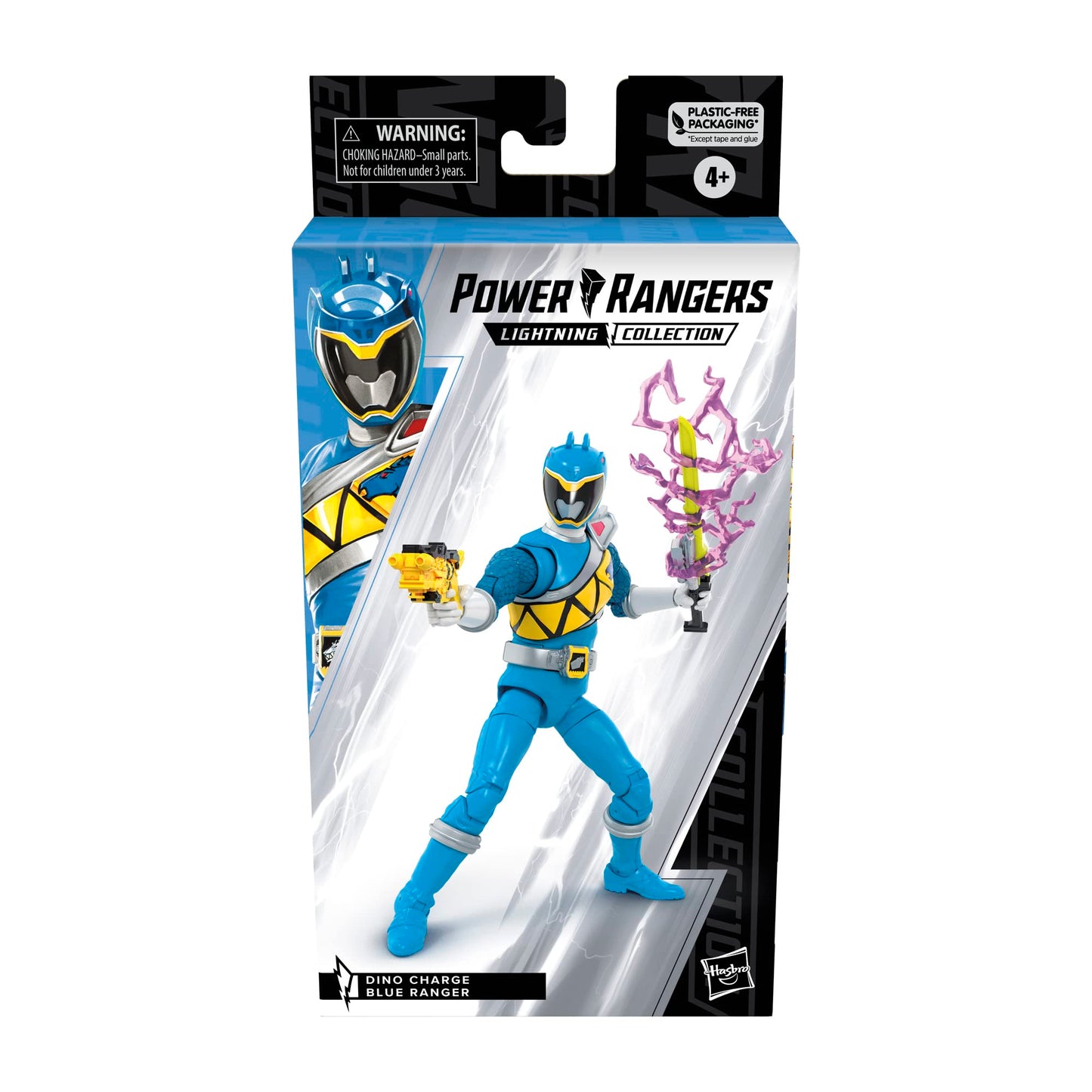Power Rangers Lightning Collection Dino Charge Blue Ranger 6-inch Action Figure, Toys and Action Figures for Kids Ages 4 and Up