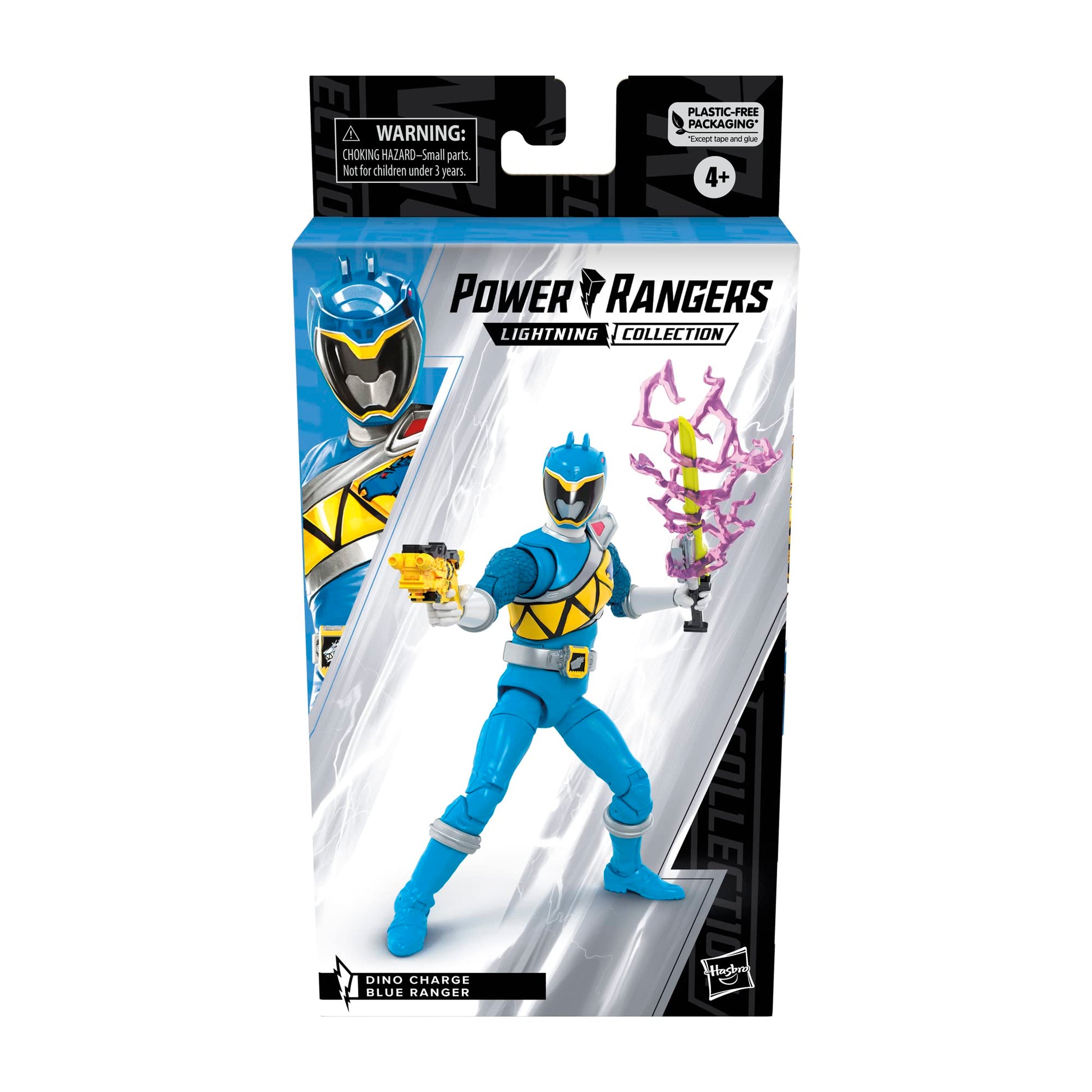 Power Rangers Lightning Collection Dino Charge Blue Ranger 6-inch Action Figure, Toys and Action Figures for Kids Ages 4 and Up