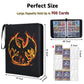 LIMSTDIC Card Binder with Sleeves - 9-Pockets Card Binder Holder Compatible with TCG Trading Cards, Card Storage Album with Zipper for Boys Girls