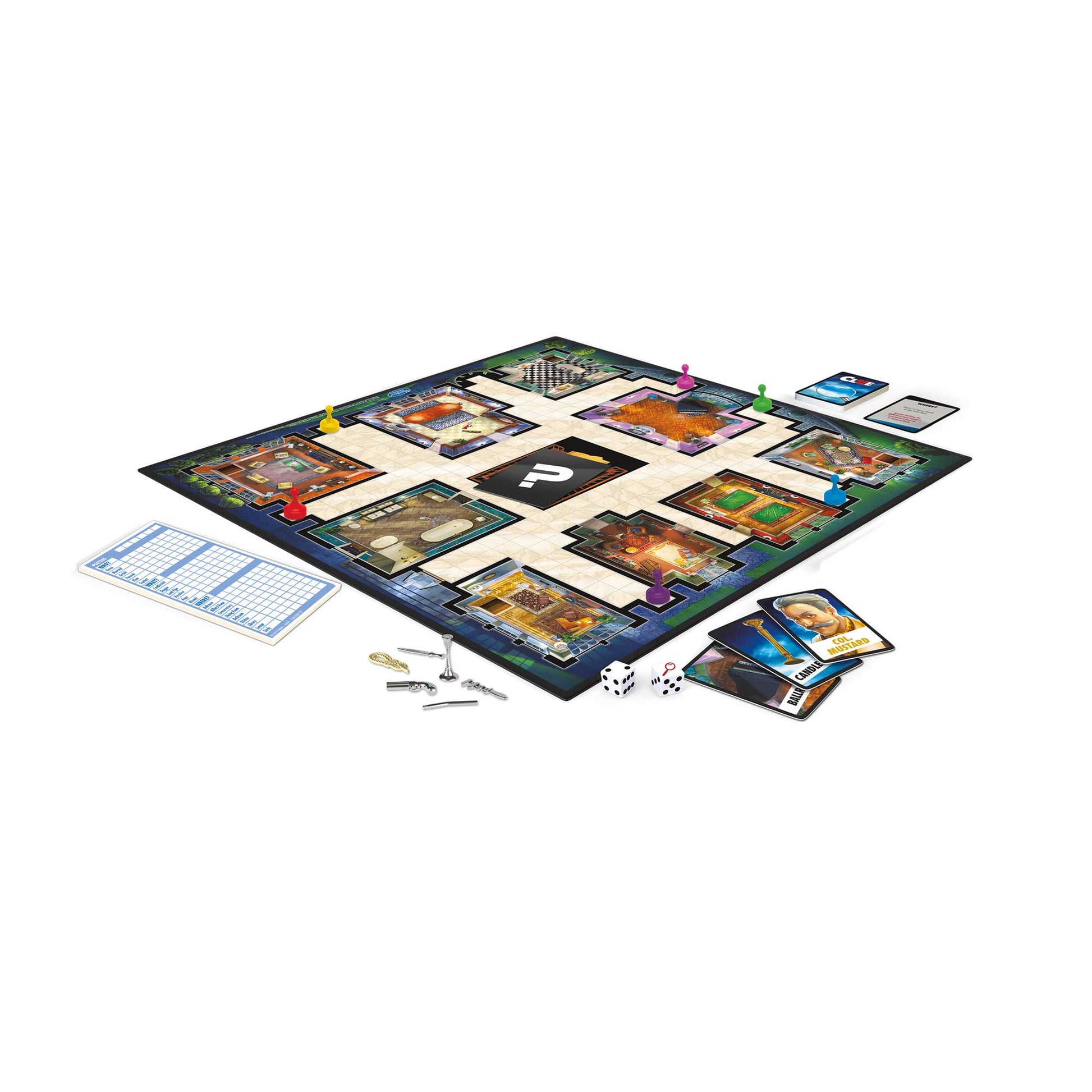 Hasbro Gaming Clue Board c; Features Fan Voted Room; As Seen on Houzz Website; Classic Mystery Game for Kids 8 and Up