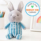 Kids Preferred Goodnight Moon Bunny Plush Cuddle Pal 14 Inch - Baby's First Stuffed Animal Blankie