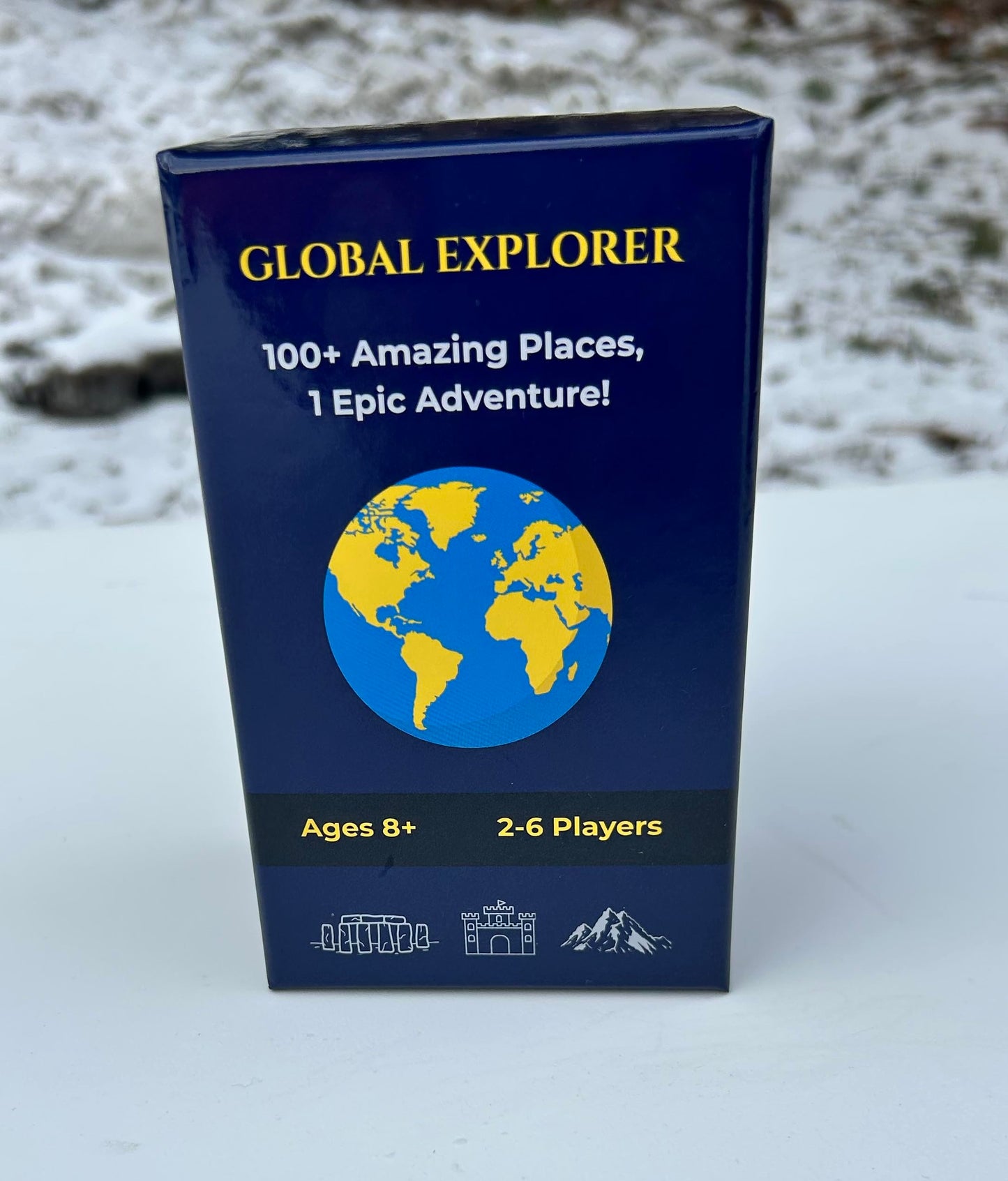 Global Explorer - Family Travel Card Game (Ages 8+) | 100+ Countries, Fun Facts & Fast Play | 2-6 Players, 15-25 Min | Educational Geography & History