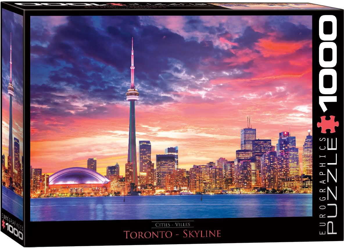 EuroGraphics Toronto Jigsaw Puzzle (1000-Piece) , Blue