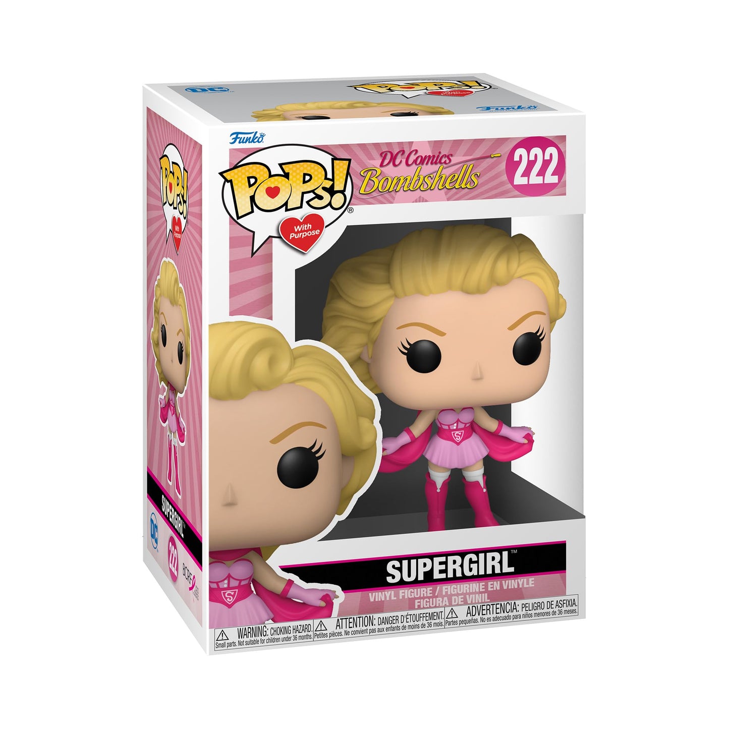 Funko POP Pop! Heroes: Breast Cancer Awareness - Bombshell Supergirl Multicolor