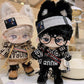 niannyyhouse 20cm Plush Doll Leather Shoes Length 5.4cm 8in Doll Accessories (White)