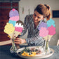 Big Dot of Happiness Scoop Up the Fun - Ice Cream - Sprinkles Party Centerpiece Sticks - Showstopper Table Toppers - 35 Pieces