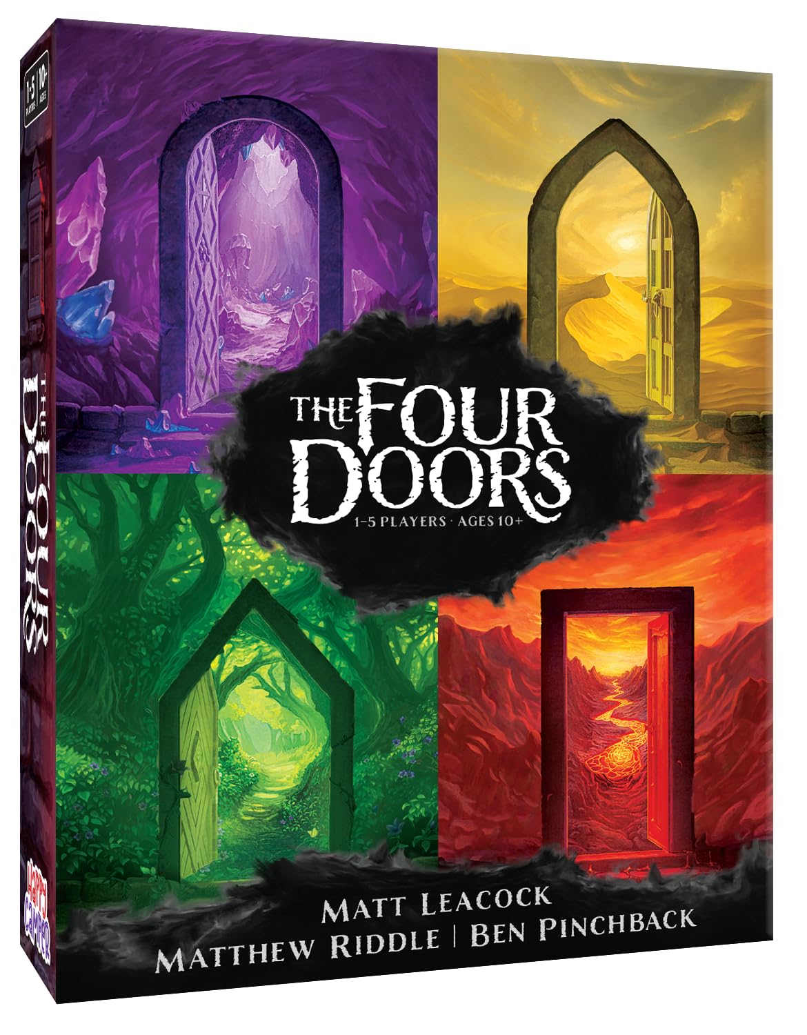 Happy Camper - The Four Doors | Cooperative Game by Pandemic and Forbidden Island Creator | Perfect for Solo Play, Two Players, and Small Groups |