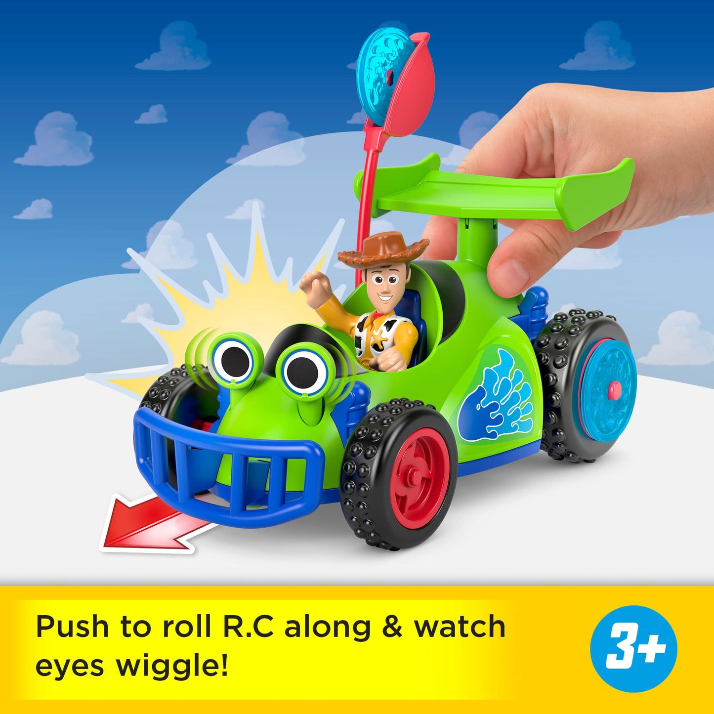 Fisher-Price Imaginext Toy Story Woody & R.C. Play Set with Accessories