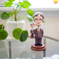Surreal Entertainment The Office Double Dwight Resin Bobblehead | Collectible Action Figure Statue, Desk Toy Accessories | Novelty Gifts for Home