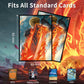 MTG Card Sleeves(Fantasy) Art Card Sleeves Deck Protector, Clear Front & Matte Back, Smooth Shuffle