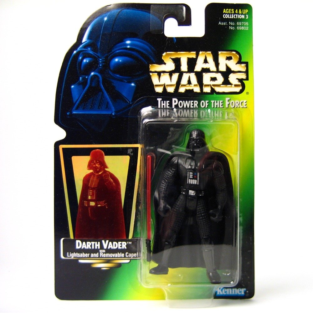 Star Wars: Power of The Force Green Card > Darth Vader Action Figure