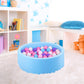 MW SPORTS Play Balls for Ball Pit, Plastic Crush Proof, Phthalate & BPA Free, Pastel Colors. (100 Balls)