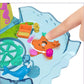 Polly Pocket Aquarium with Underwater Theme, 2 Bubble-Making Features, Pool, Micro Polly & Mermaid Doll, Bubble Solution & 18 Accessories, Pop & Swap