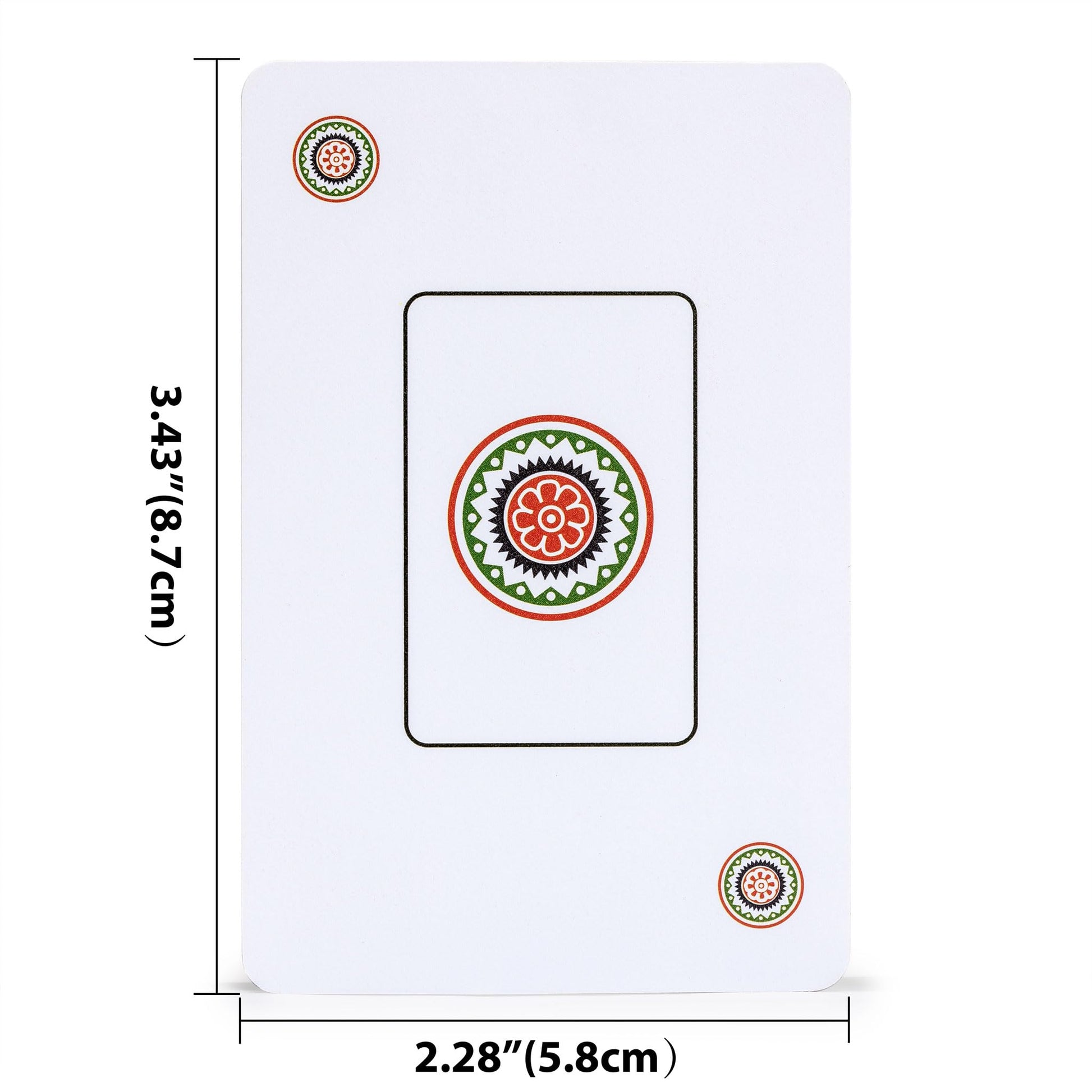 Yellow Mountain Imports Chinese Traditional Mahjong Playing Cards - 144 Card Set