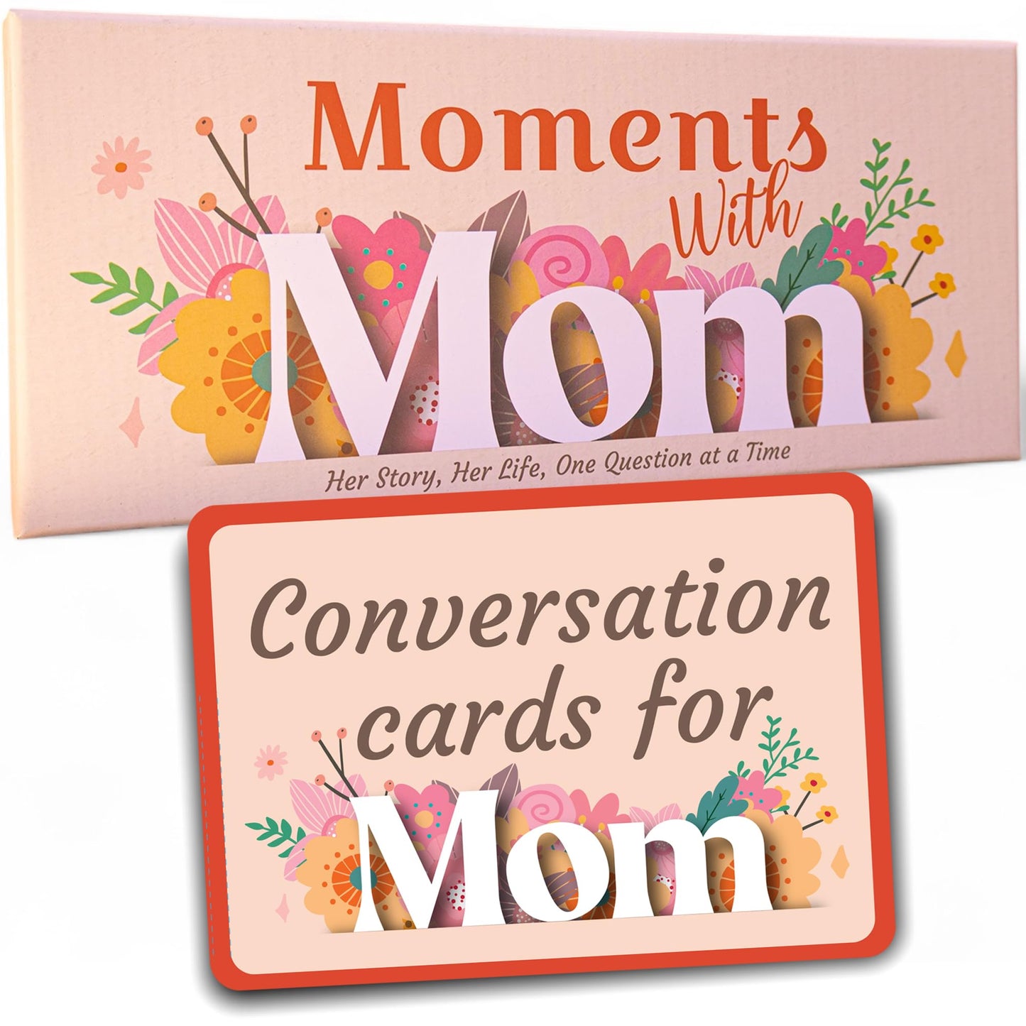 Game That Song Moments with Mom - Conversation Cards Gift for Mother's on her Day! Includes 120 question Cards for boy and Daughter Gifts to Learn