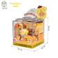 ROLOSO Cute Building Bricks Blocks Toys Miniature Sets with Transparent Display Fun Toy Collectible Gift for Fans Girls Birthday Party Supply