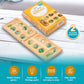 Regal Games Mancala Board Game - Fun Classic Table Game with Wooden Board for Adults & Kids - 48 Glass Mancala Beads & 2 Player Games - Ideal