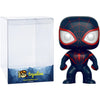 Funko S p i d e r -M a n [M i l e s M o r a l e s ] (Exc): P o p ! Vinyl Figurine Bundle with 1 Compatible 'ToysDiva' Graphic Protector (098-06423 -