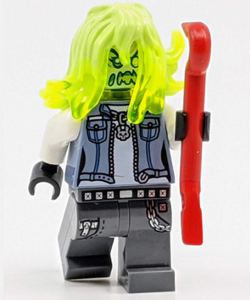 LEGO Hidden Side: Posessed Biker minifig with Crowbar