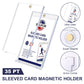 20-Pack One Touch Sleeved-Card Magnetic-Holders - 35PT Trading Card Holders, UV Protection Clear Acrylic Card Cases, Magnet Case Protectors for Game