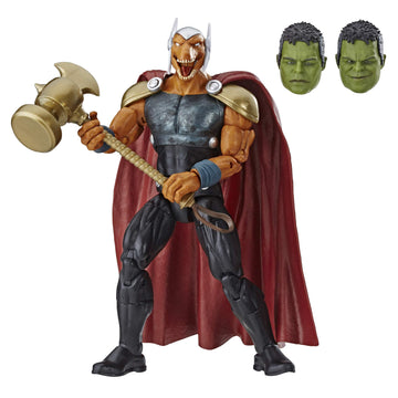 Avengers Marvel Legends Series Beta Ray Bill 6" Collectible Action Figure Toy for Ages 6 & Up with Accessories & Build-A-Figurepiece