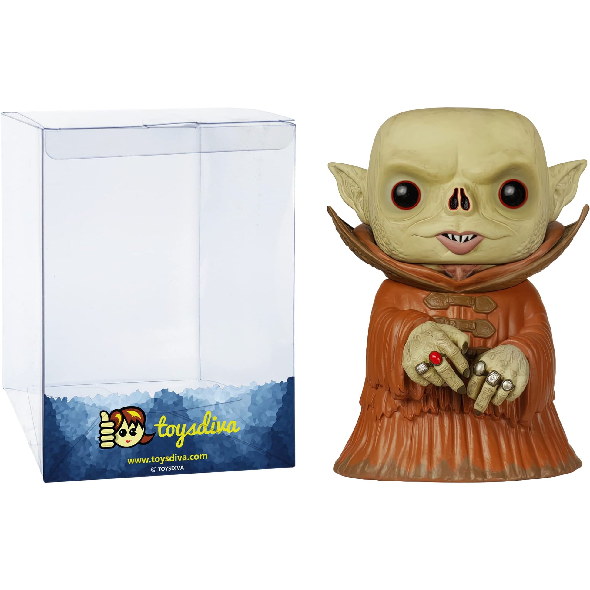 Funko The Master: P o p ! TV Vinyl Figurine Bundle with 1 Compatible 'ToysDiva' Graphic Protector (06318 - B)