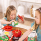 Melissa & Doug Prepare & Serve Pasta Set with Toy Food & Kids Play Kitchen Accessories, Montessori-Inspired Preschool Learning Toys for Girls & Boys