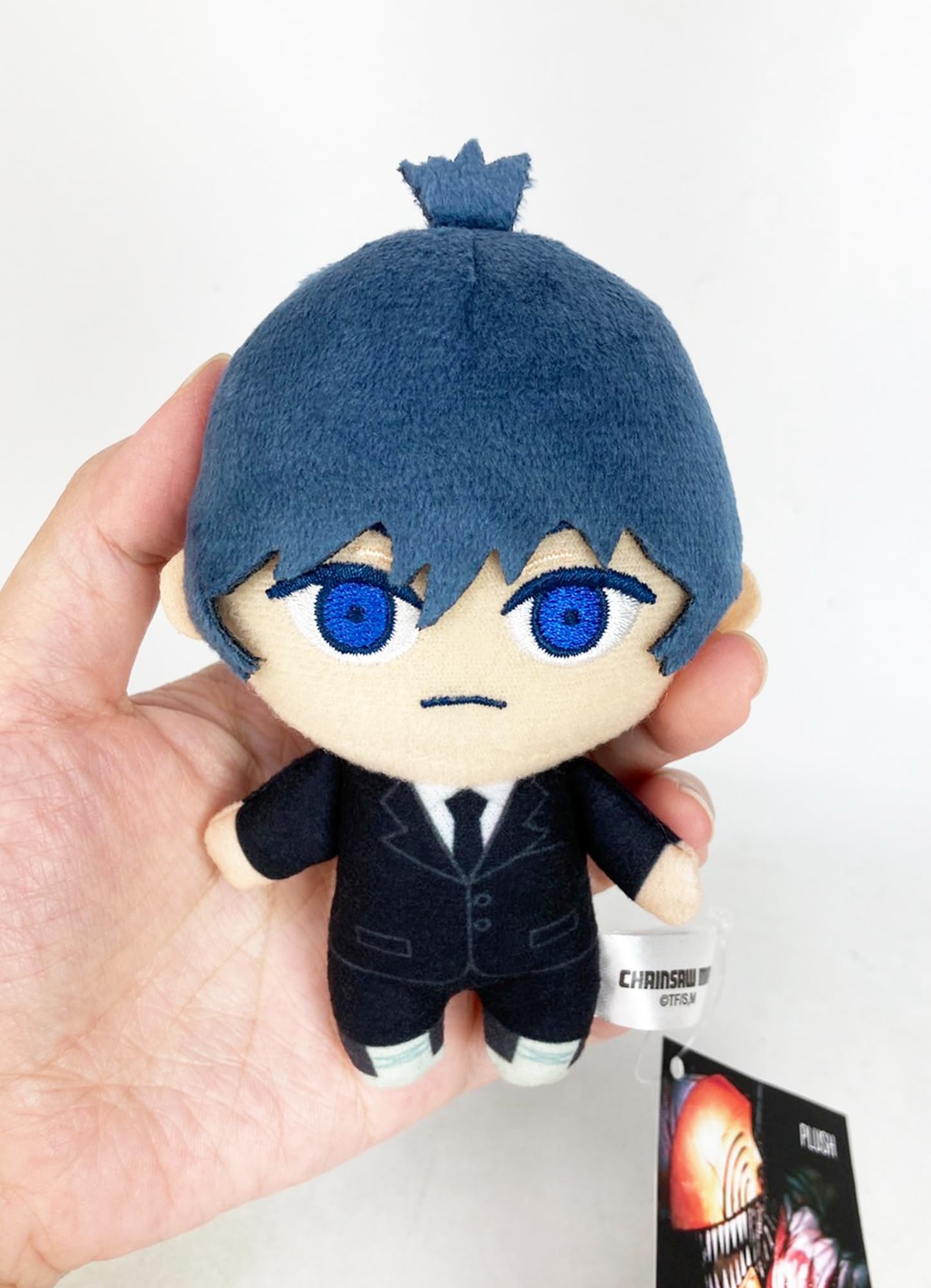 Great Eastern Entertainment Chainsaw Man - AKI Hayakawa Uniform Mini Plush w/Spring Hook 4.5" H