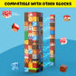 TENYEAH Magnetic Blocks Game - Build Mine Magnet Video Game World Adventure Set for Toddler, Super Bro Magnetic Set Elements Toys Gift for Boys