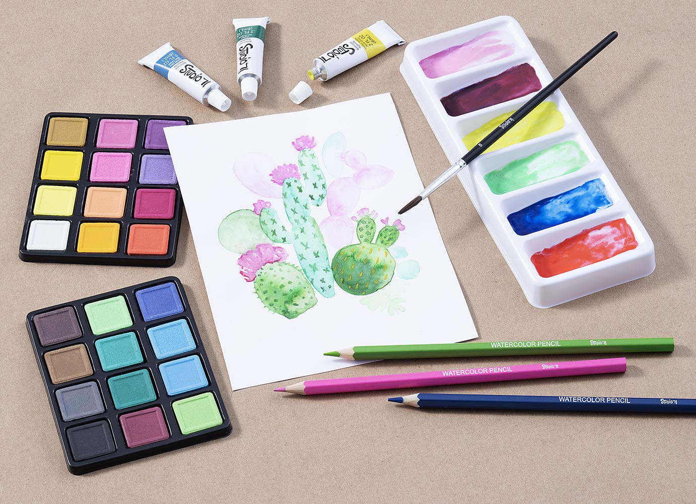 Studio 71 Watercolor, 51 Pieces Art Set