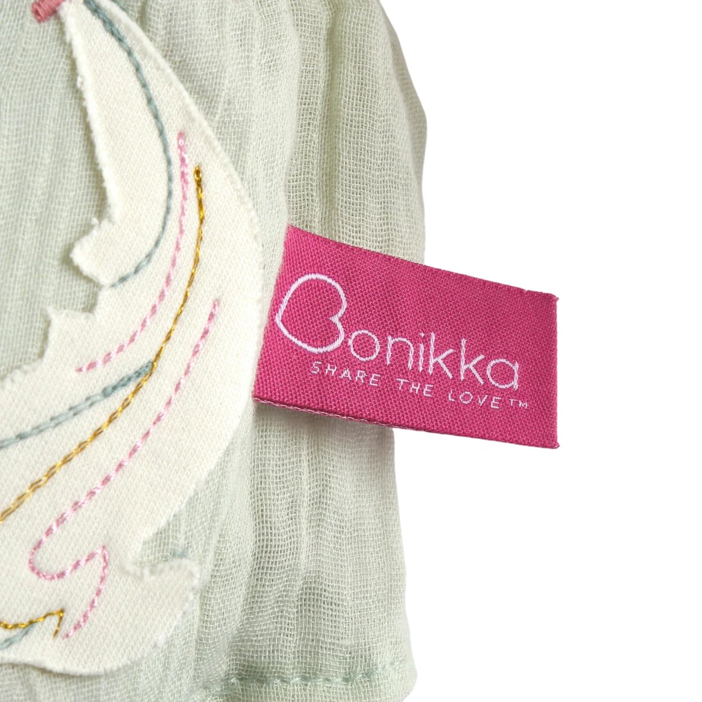 Tikiri Toys Bonikka Baby Kaia Doll Organic 100% Cotton OE100 Certified (Green)