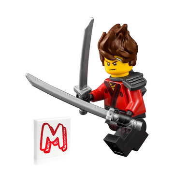 LEGO Ninjago Movie - Kai Minifigure (with Spiked Hair and Display stand) 70629