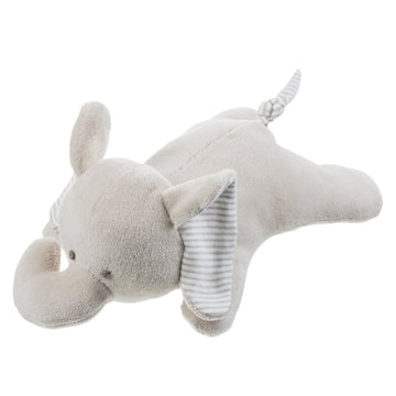 Be natural baby Organic Cotton Stuffed Elephant | 9.4 Inches Plush Toy Birthday Gift for Kid Boys Girls | Luxury Soft, Breathable