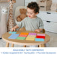 INTELLIKIDDOS Sili123s Number Flash Cards, Non-Toxic Silicone Number Flash Cards for Toddlers 1-3, Montessori Sensory Fruits Counters Math