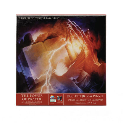 SUNSOUT INC - The Power of Prayer - 1000 pc Large Pieces Jigsaw Puzzle by Artist: Danny Hahlbohm - Finished Size 27" x 35" - MPN# 18687