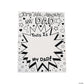 Fun Express All About My Dad Card Set of 12 - Giant Fathers Day Card from Kids to Color | DIY Fathers Day Crafts for Toddler, Preschool & Classroom |