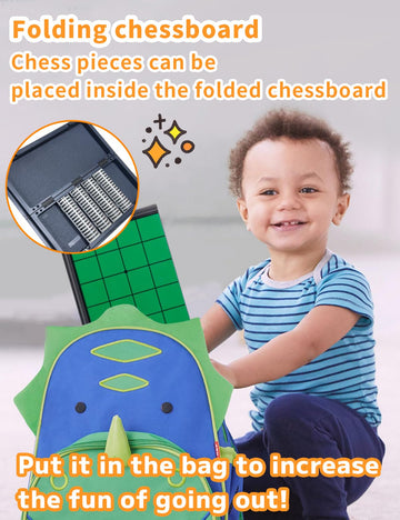 Reversi,Strategy Classic Family Board Game 2-Player Reversi Brain Teaser STEM Math Skills,Folding Magnetic Board and Pieces for Home and Travel