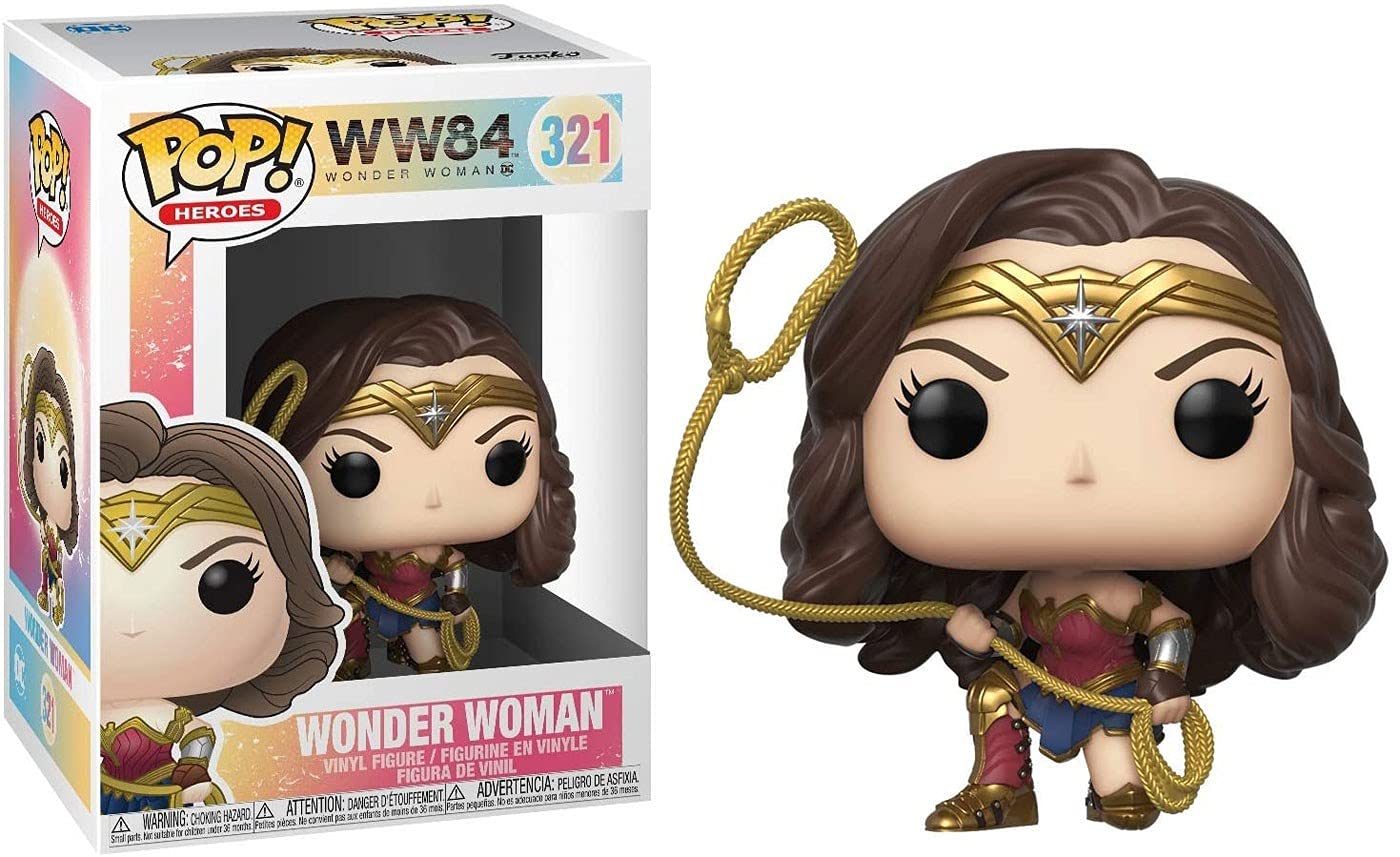 Funko Pop! Movies: Wonder Woman 1984 - Wonder Woman (Metallic), Multicolor (46663)