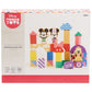 Just Play Disney Wooden Toys Mickey Mouse & Friends Block Set, 28-Piece Set Includes Mickey Mouse, Minnie Mouse, and Pluto, Kids Toys for Ages 18