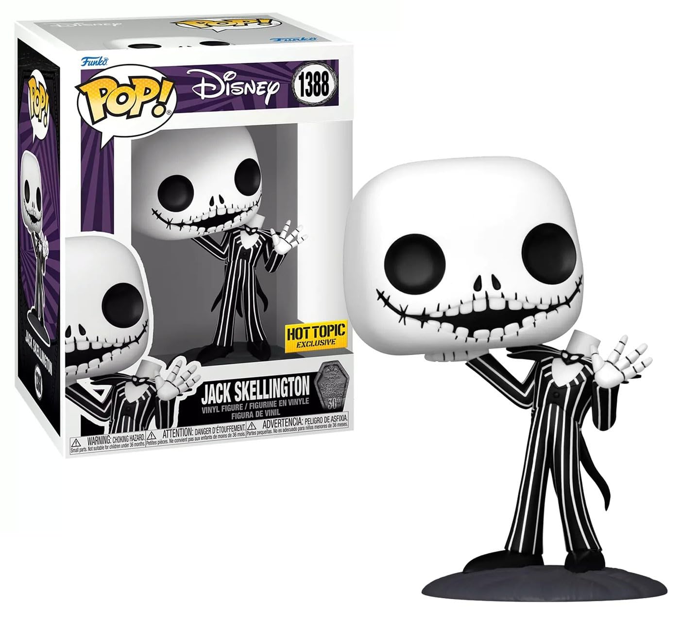 Funko The Nightmare Before Christmas Jack Skellington Headless Holding Head Exclusive Pop! 1388