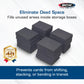 BCW Monster Pads - 20 Pack | Foam Card Dividers for Trading Card Storage Boxes | Acid-Free Foam Inserts | Expanding Foam Spacers for Cards | Protect &