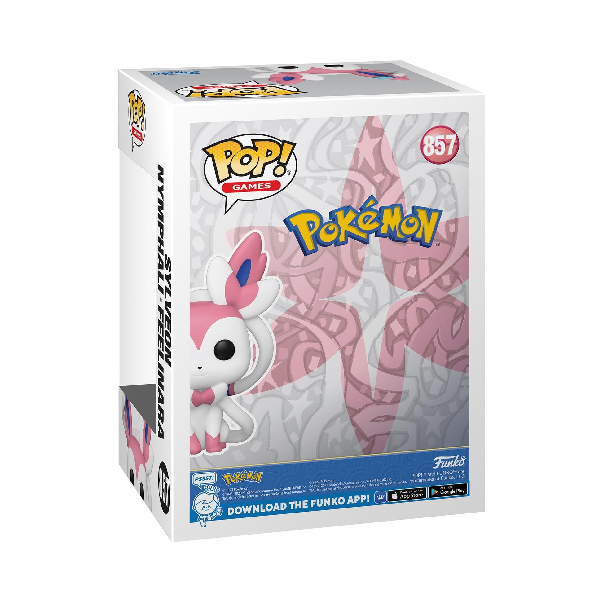 Funko Pop! Games: Pokemon - Sylveon - Nymphali - Collectible Vinyl Figure - Gift Idea - Official Products - Toys for Children and Adults - Video Games