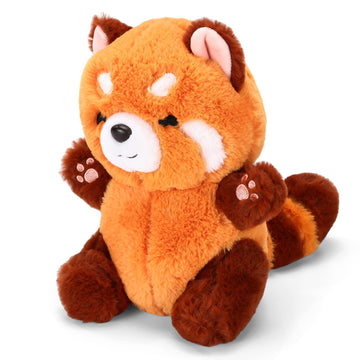 Riuhot Red Panda Stuffed Animal Cute Plush Toy Plushie Christmas Birthday Valentine's Day Gift for Girlfriend Kids 9" Red Panda Stuffed Animals