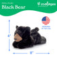 The Petting Zoo Black Bear Stuffed Animal Plushie, Gifts for Kids, Scoopz Wildlife Animals, Bear Plush Toy, 8 inches